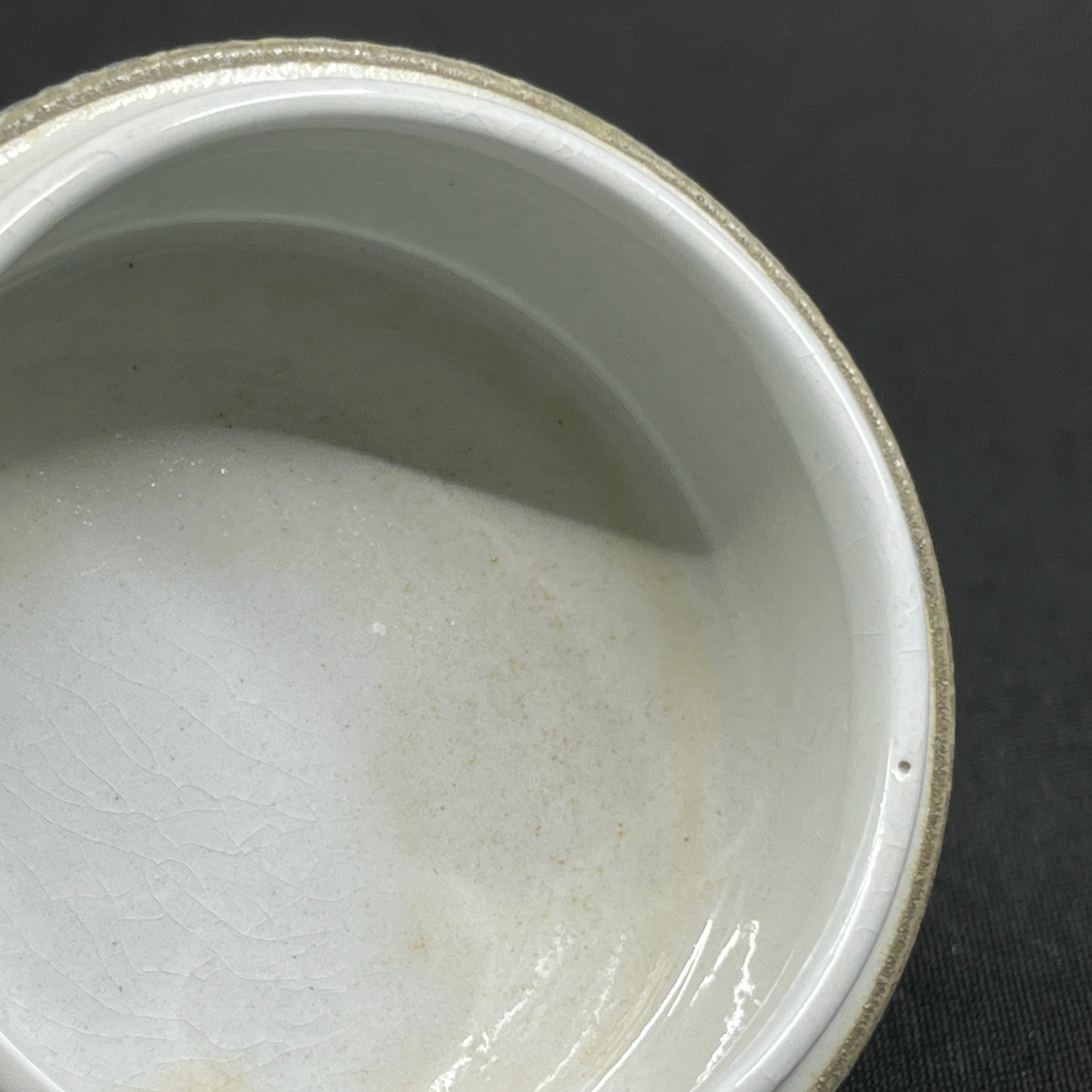 Small lidded jar from Aluminia