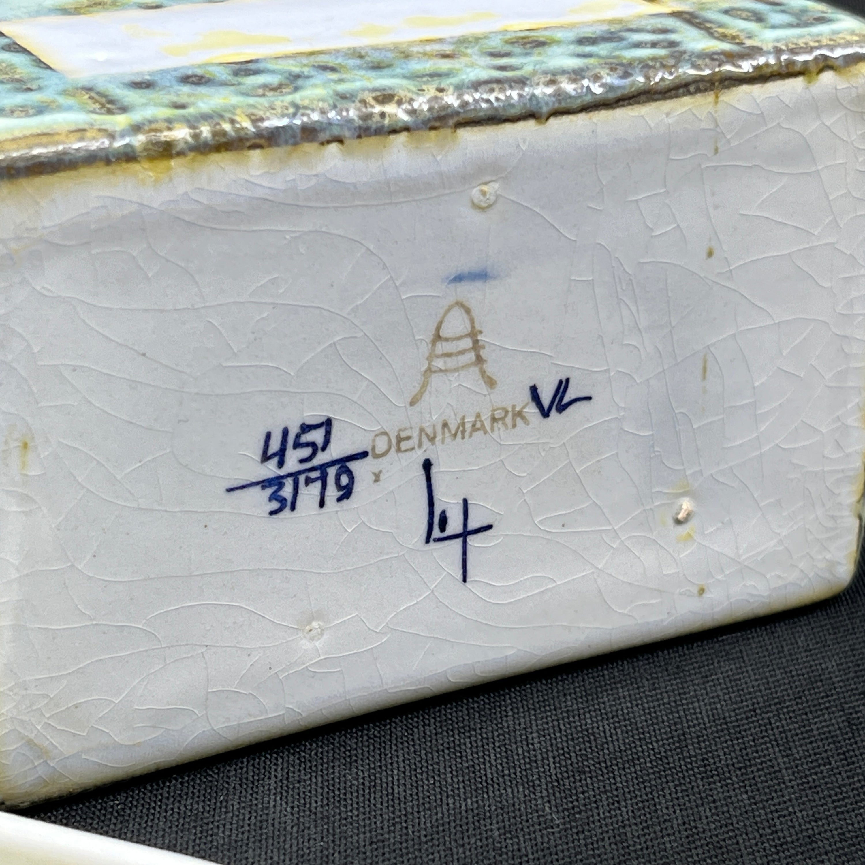 Rare Tenera lidded bowl from Royal Copenhagen