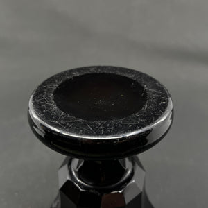Graveret rubinrød art deco vase