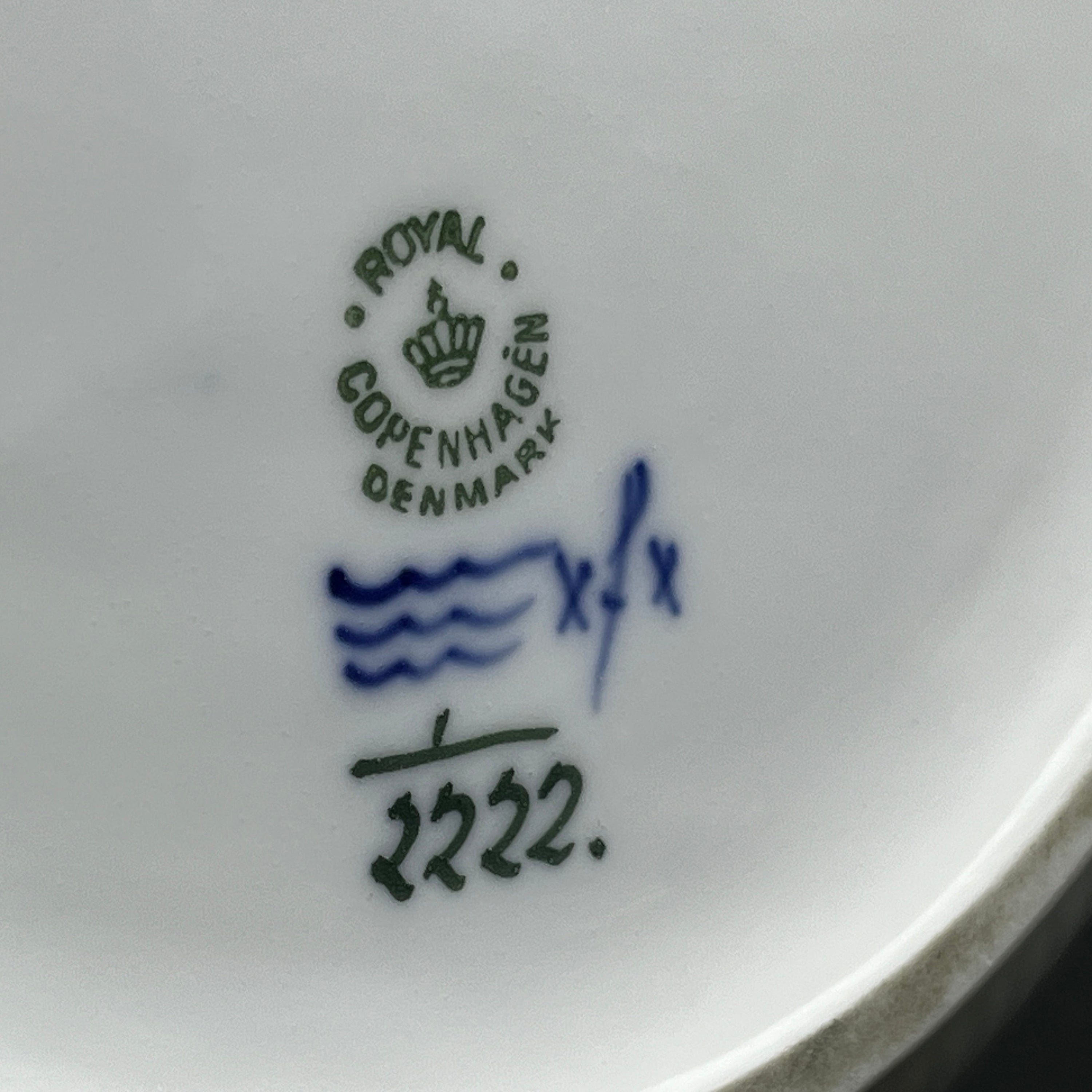 Stor Musselmalet Riflet tekande, 1/2222