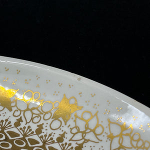 Stor Wiinblad platte - Vinter i guld