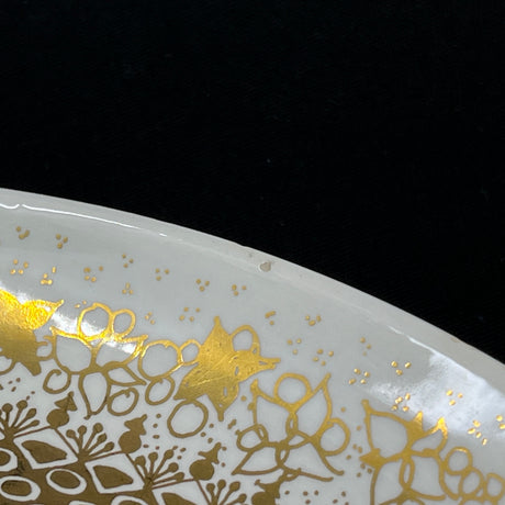 Stor Wiinblad platte - Vinter i guld