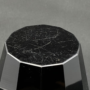 Flot stor rubinrød art deco vase