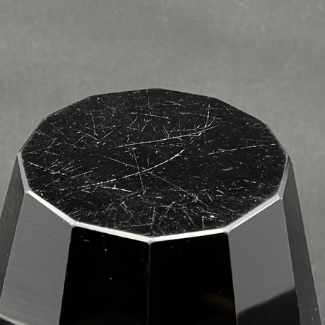 Flot stor rubinrød art deco vase
