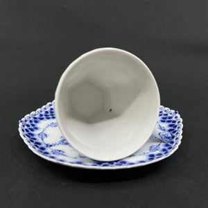 Blue Fluted Full Lace Coffee Cup 1/1036