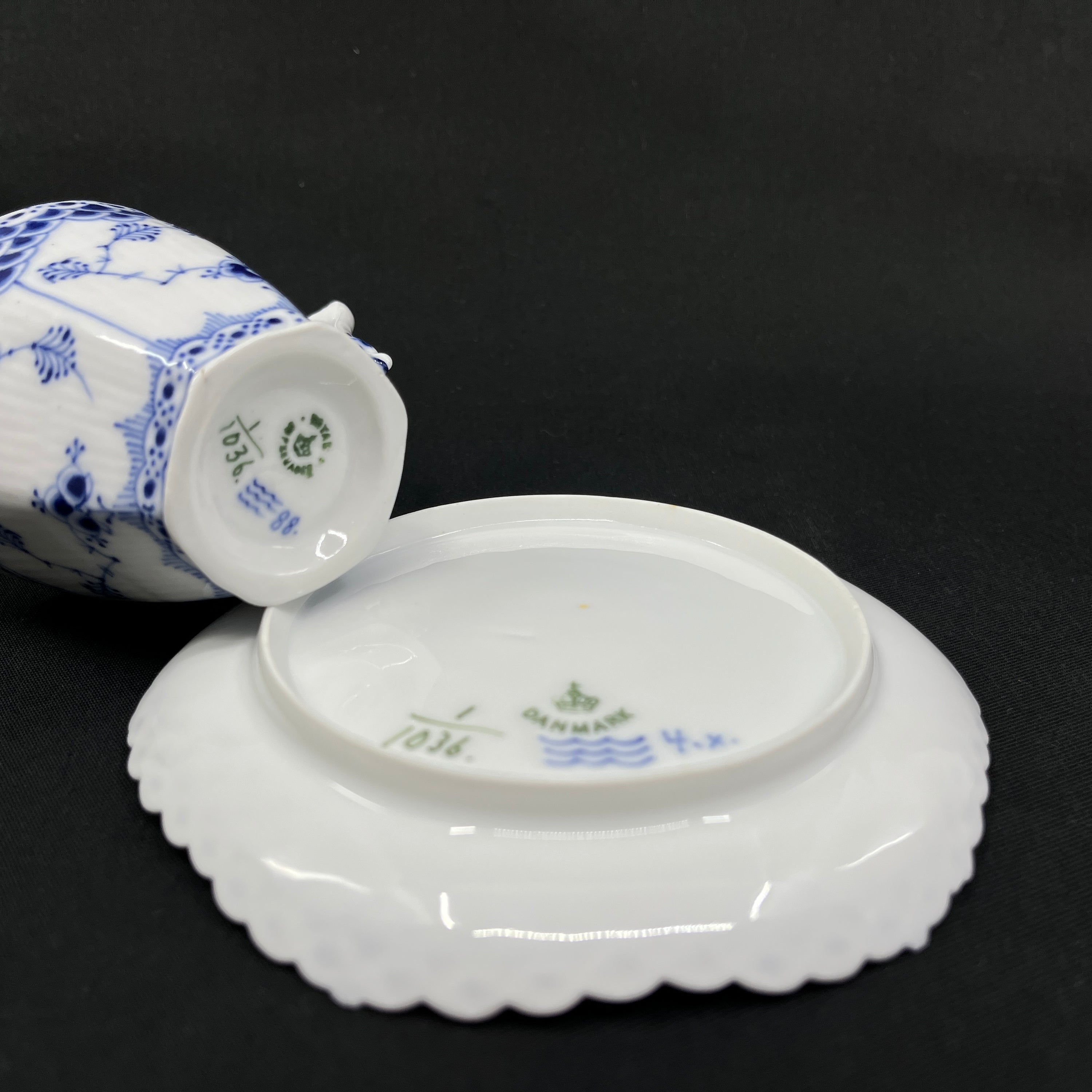 Musselmalet Helblonde kaffekop 1/1036