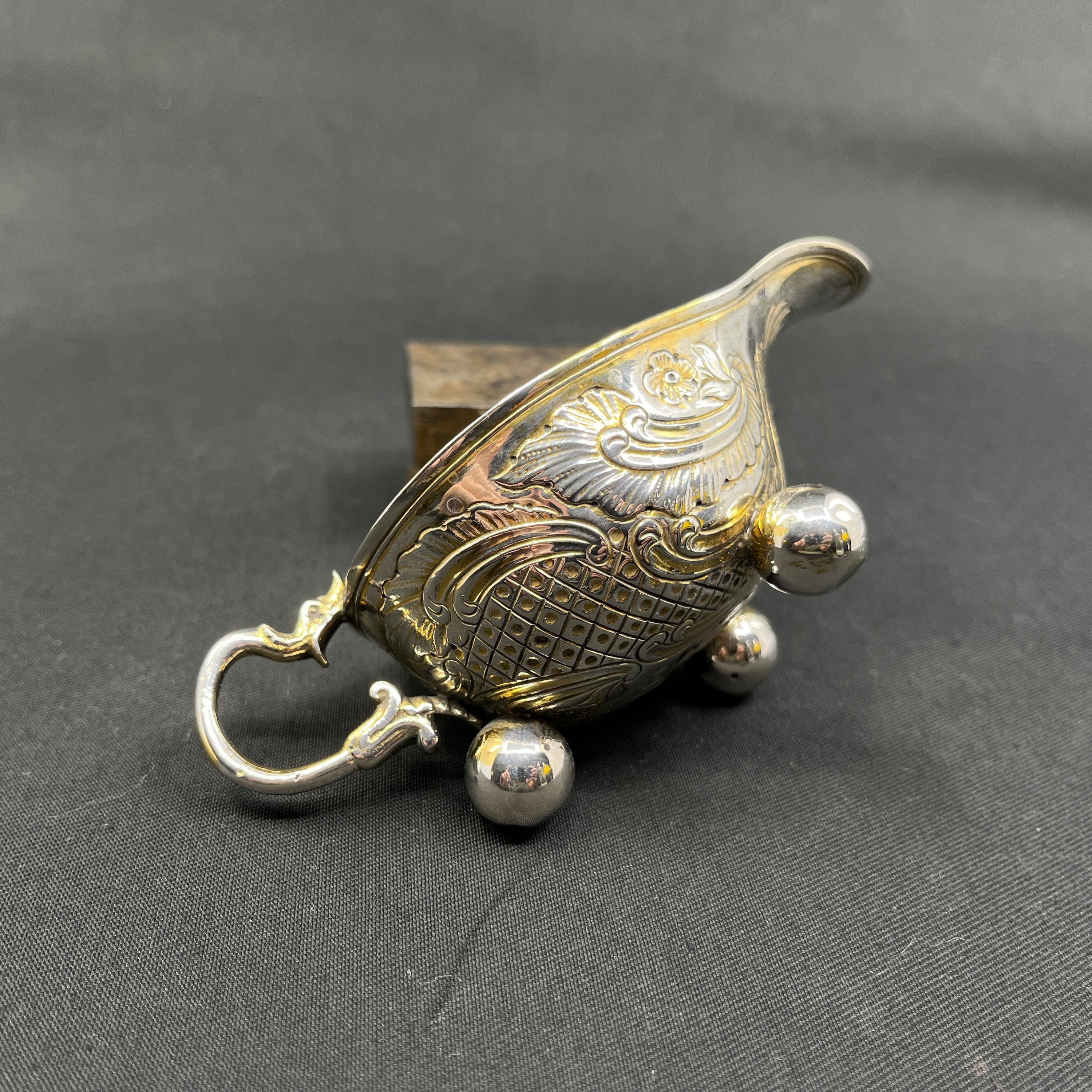 19th century silver creamer