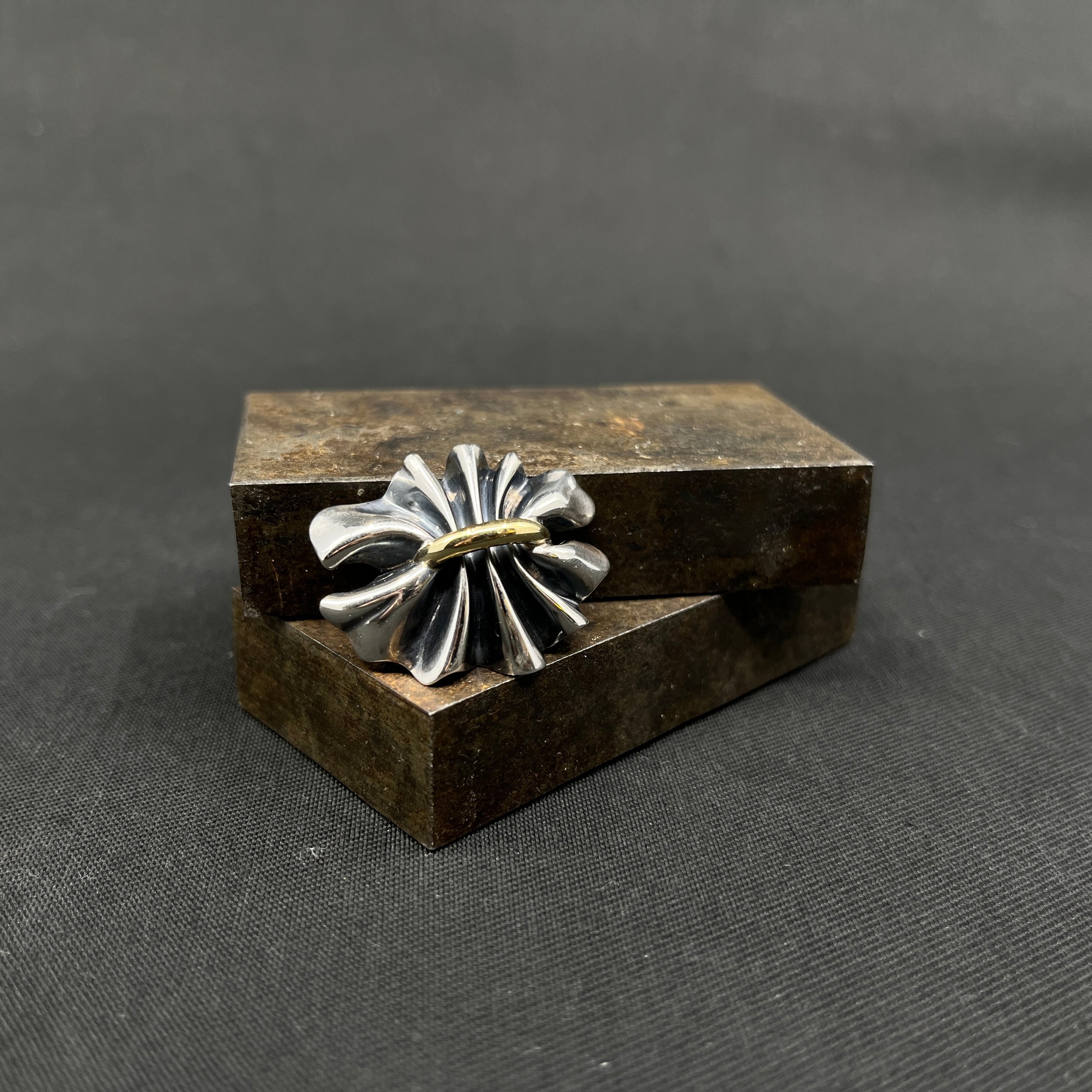 Georg Jensen broche No 400 med guld