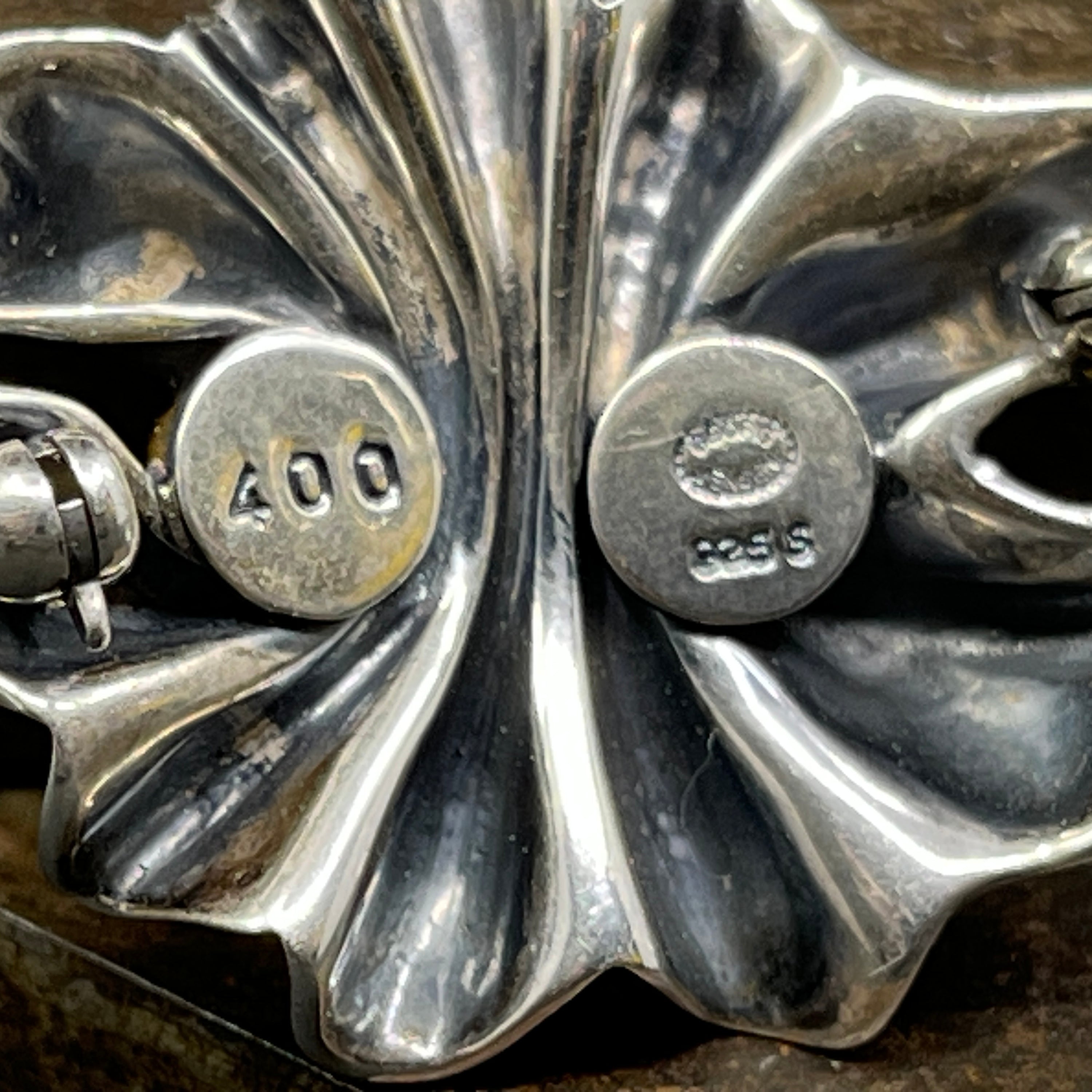 Georg Jensen broche No 400 med guld