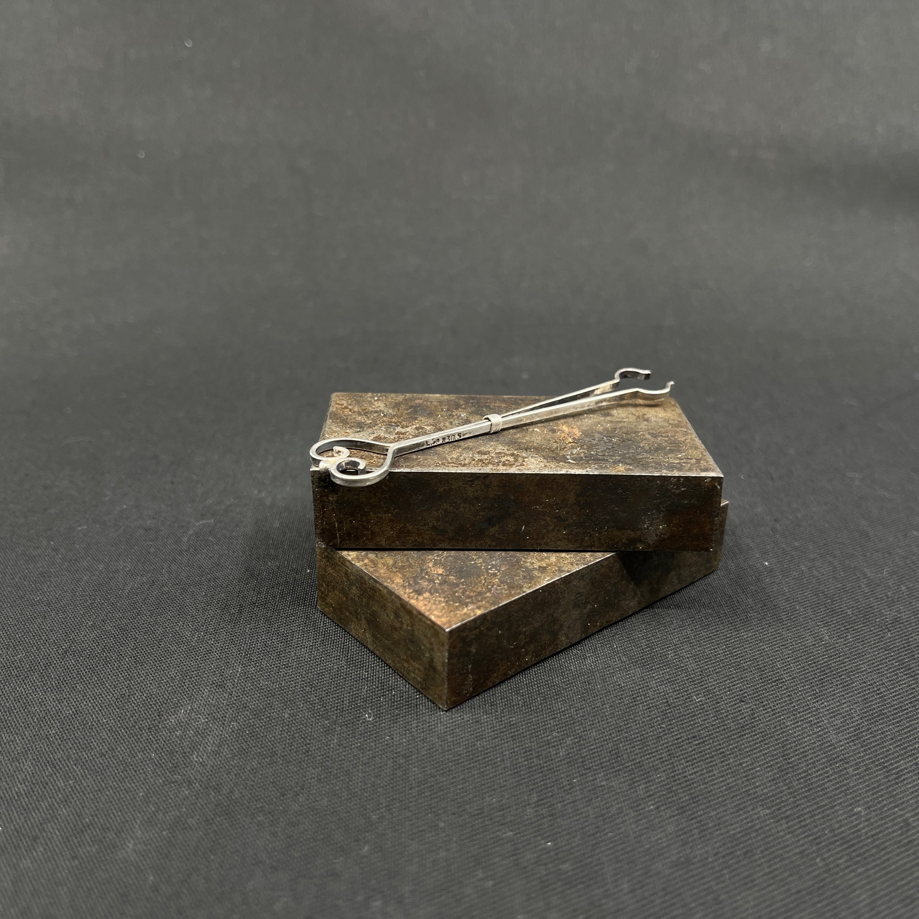 Cigaretholder i sølv