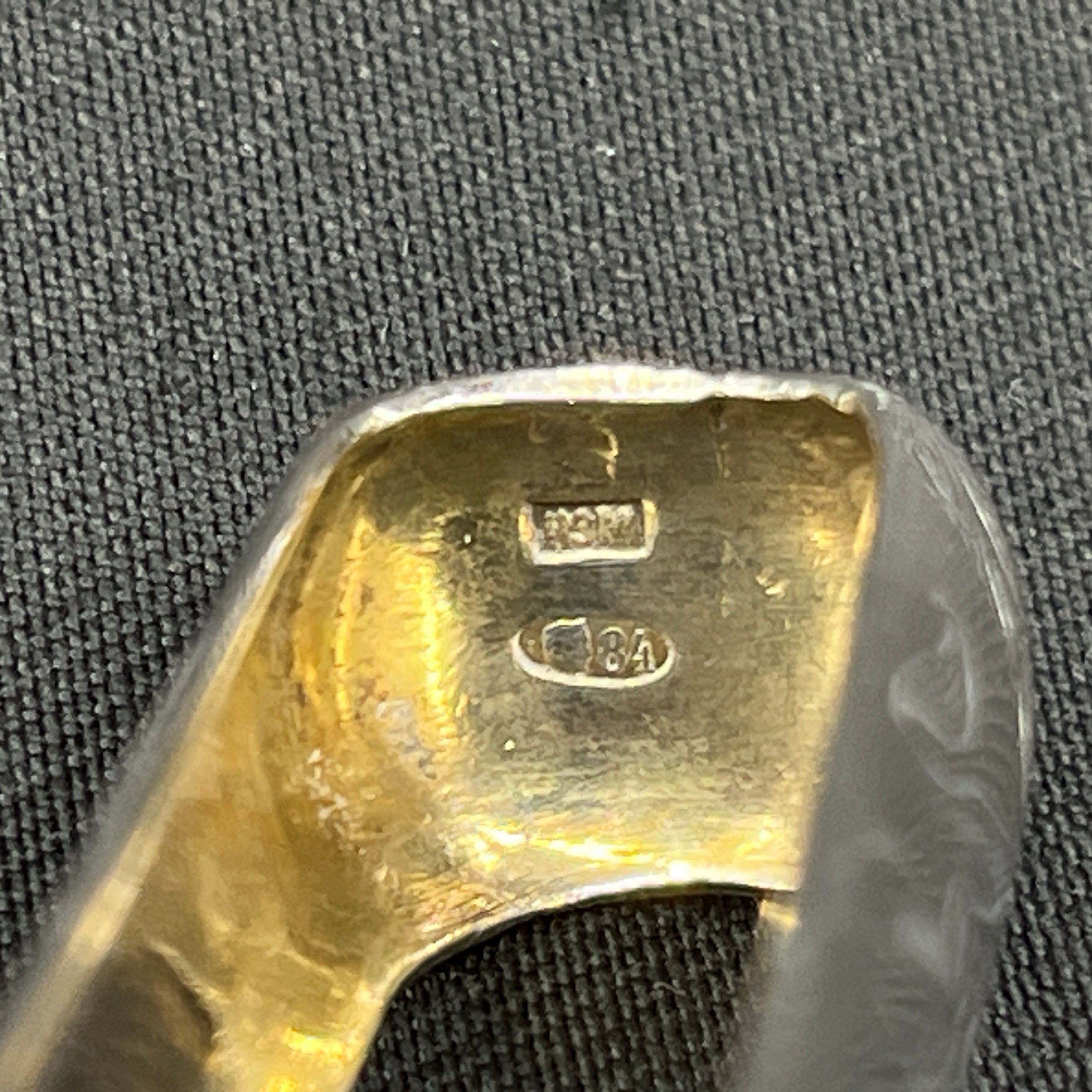 Russian sugar tongs in silver from the late 19th century