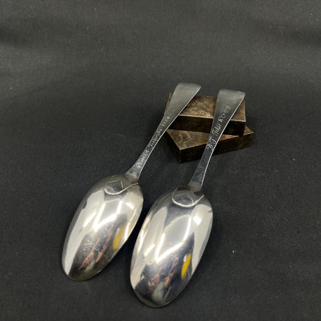 A pair of 18th century spoons from Liegnitz