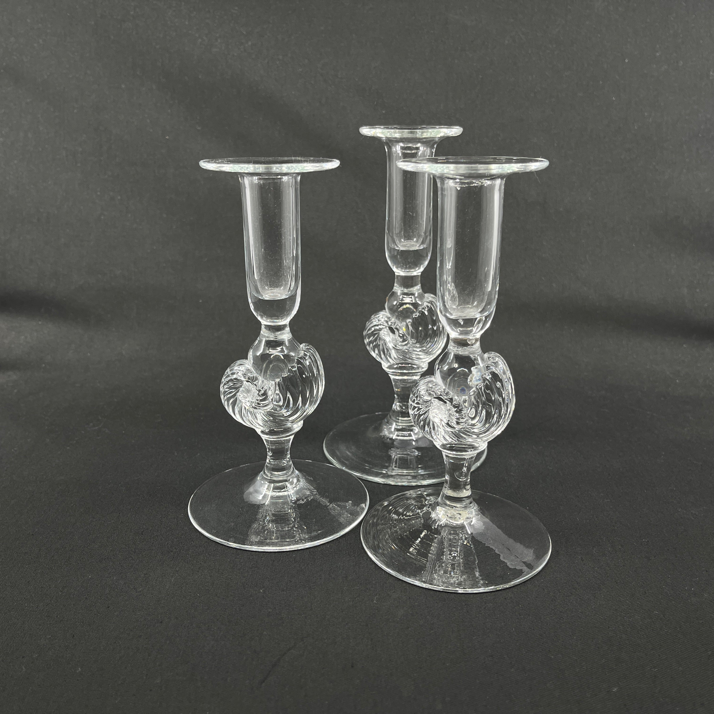 Neptun stager fra Glasværkstedet, sæt på 3 stk.