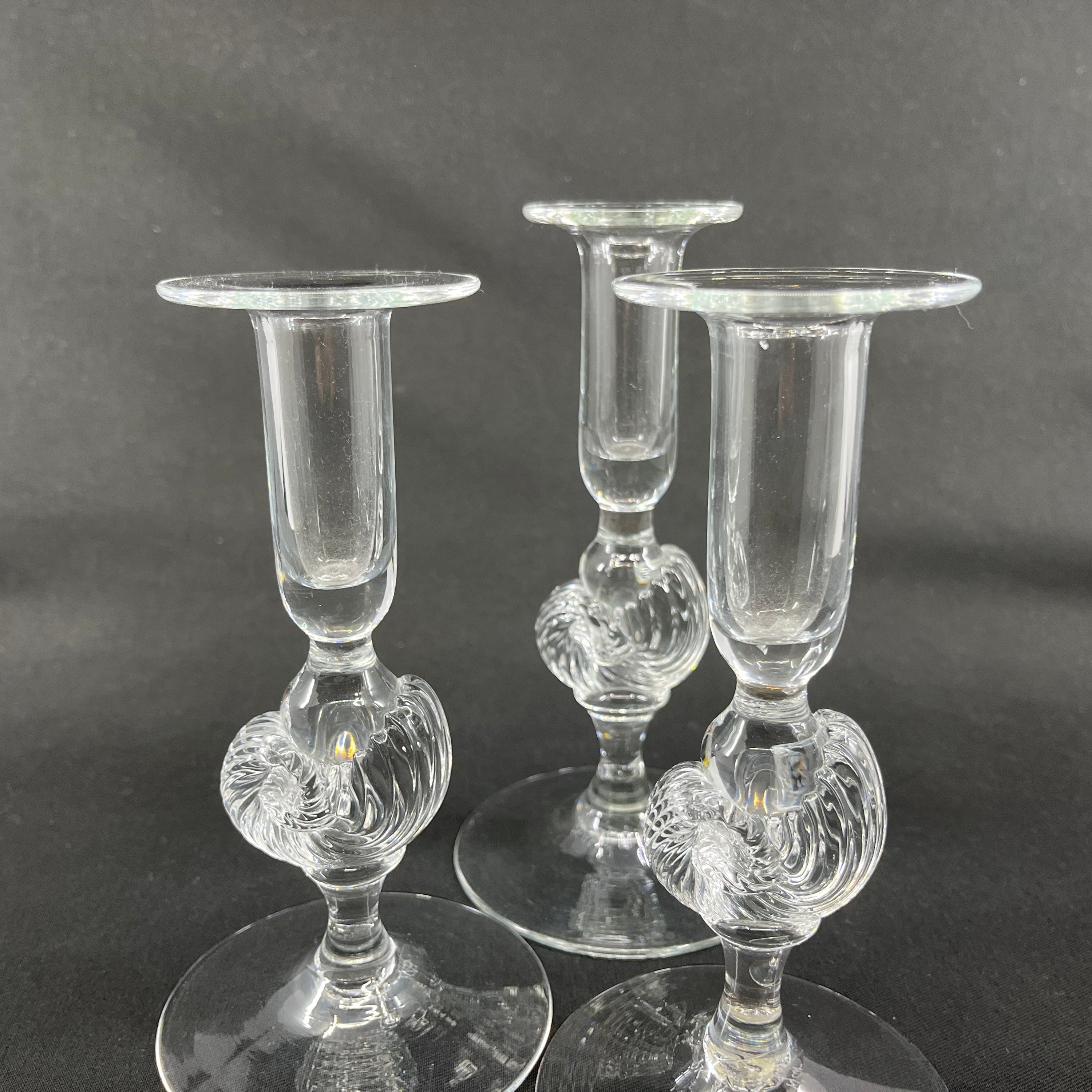 Neptun stager fra Glasværkstedet, sæt på 3 stk.