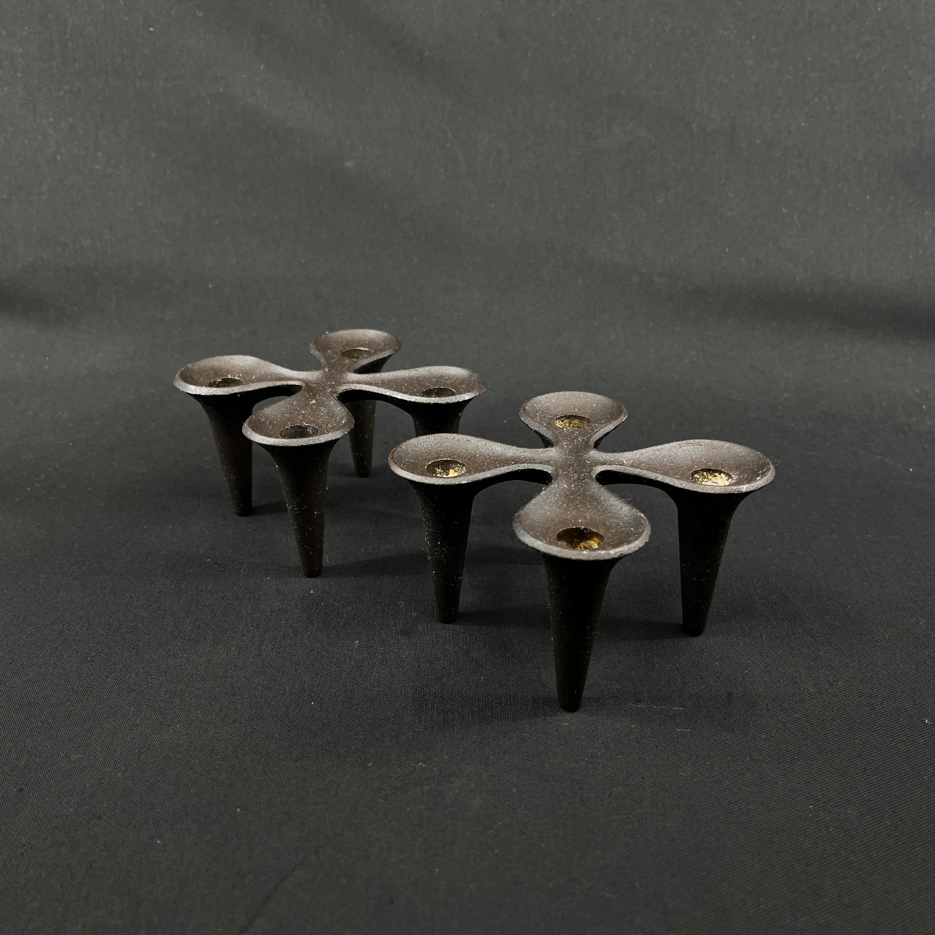 Cast iron candlestick by Jens Harald Quistgaard