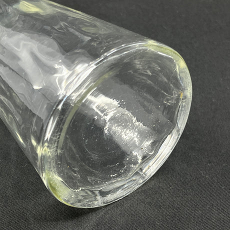Klart hyacintglas med flæsekant