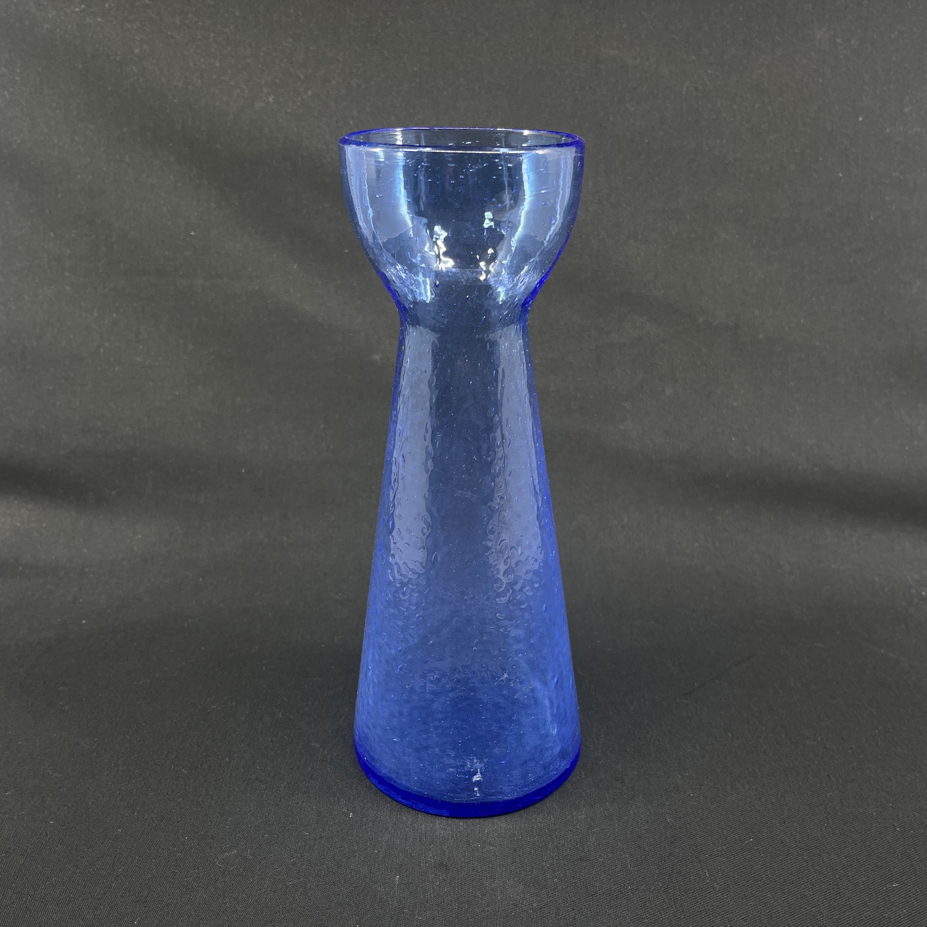 Natblå hyacintglas fra Fyens Glasværk, 1903