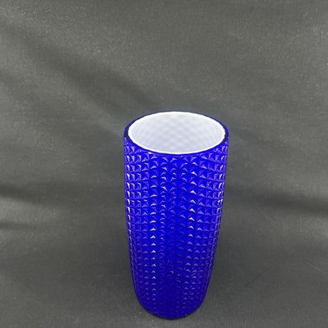 Moderne blå vase fra 1970'erne
