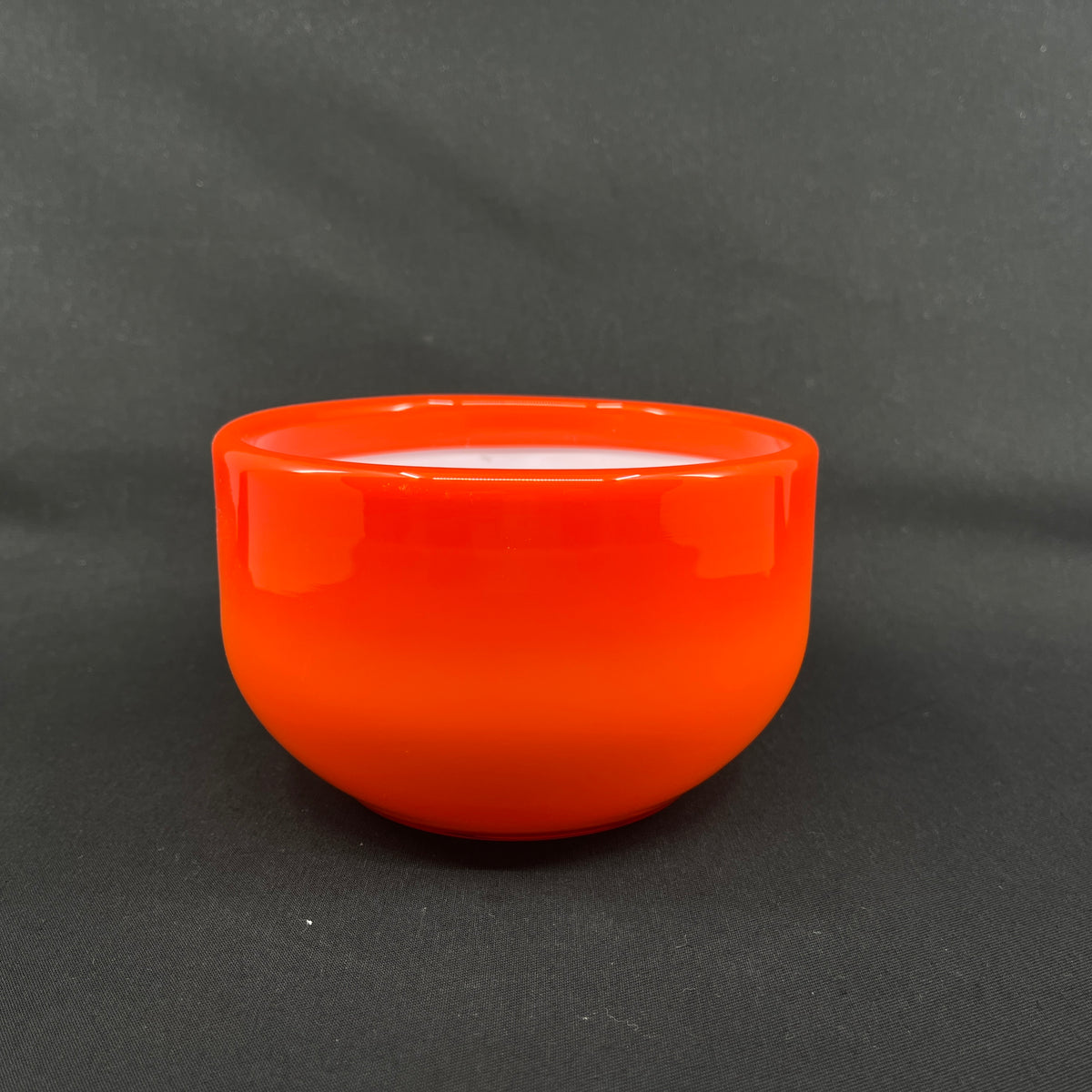 Rød Palet skål, 16 cm.