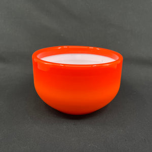 Rød Palet skål, 16 cm.