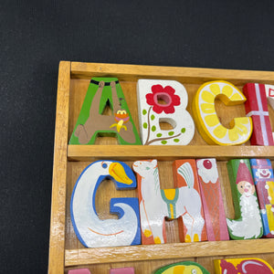 Alphabet - Letters on board