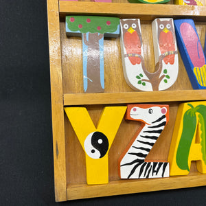 Alphabet - Letters on board