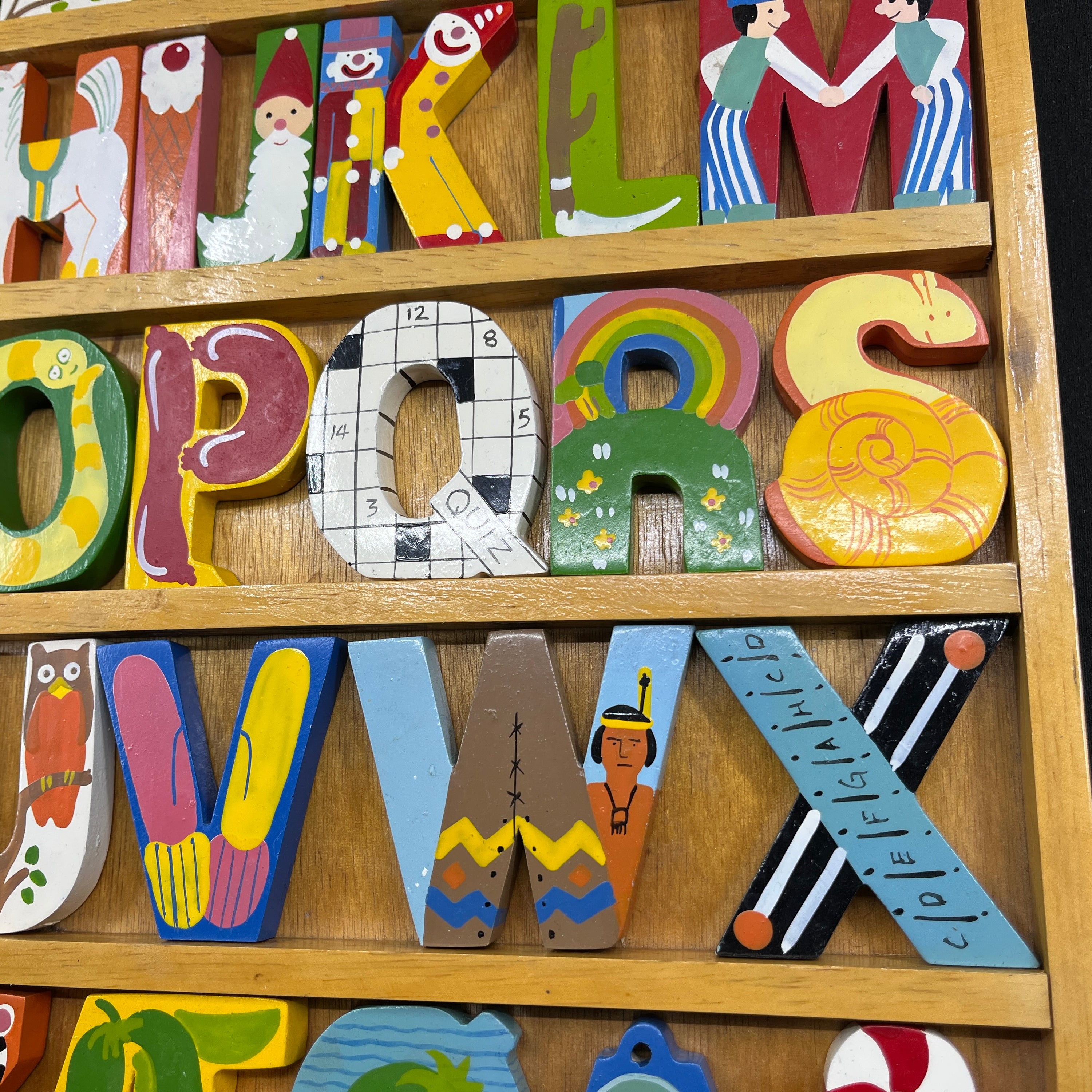 Alphabet - Letters on board