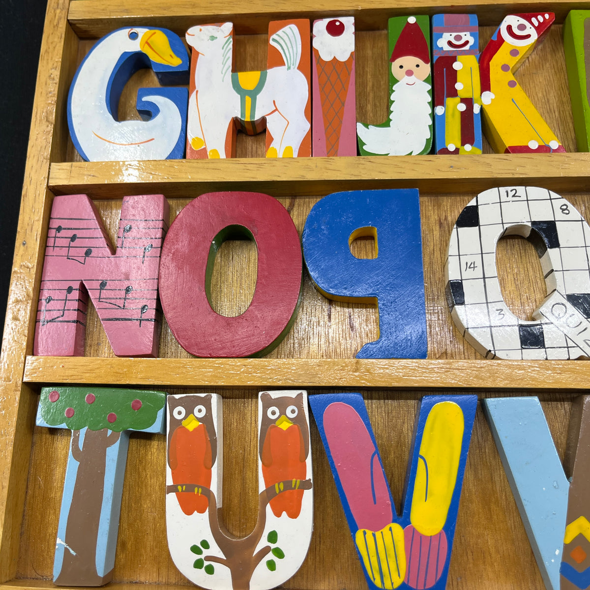 Alphabet - Letters on board