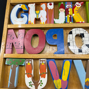 Alphabet - Letters on board