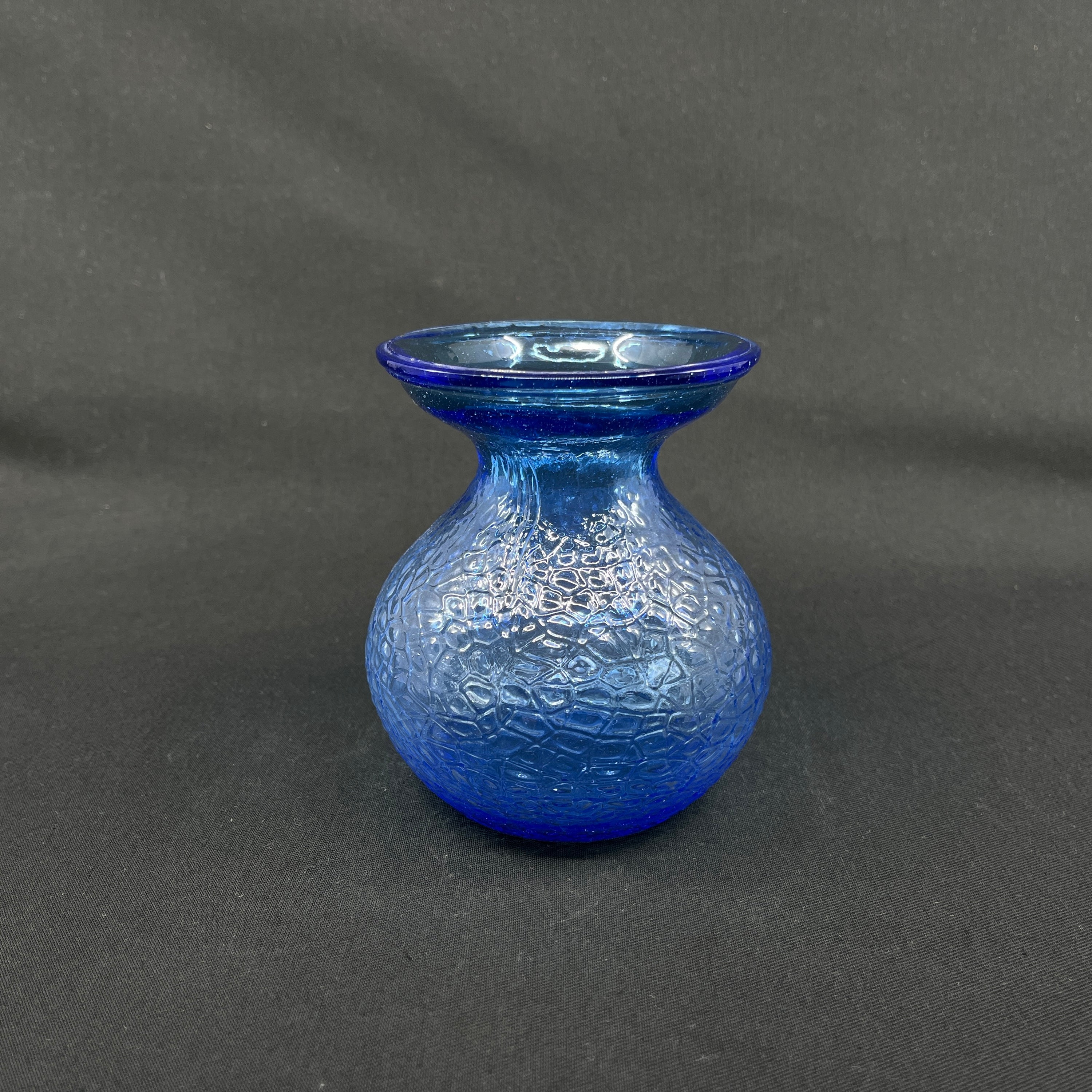 Lyseblåt hyacintglas fra Fyens Glasværk