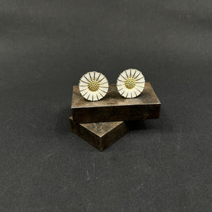 Anton Michelsen marguerite øreclips, 2,4 cm.