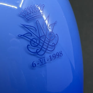 Vase med monogram af prinsesse Alexandra af Sayn-Wittgenstein-Berleburg