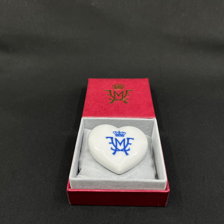 Heart from the Crown Prince couple's wedding in 2004 in a box