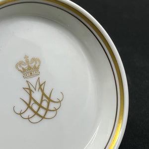 Lille skål med kongeligt monogram