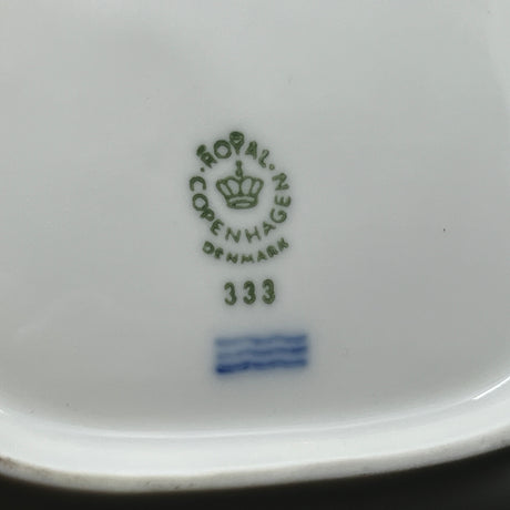 Square bowl with monogram of Queen Anne Marie of Greece