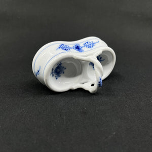 Blue Fluted Plain double salt cellar