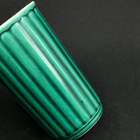 Green Bremerholm vase from Aluminia
