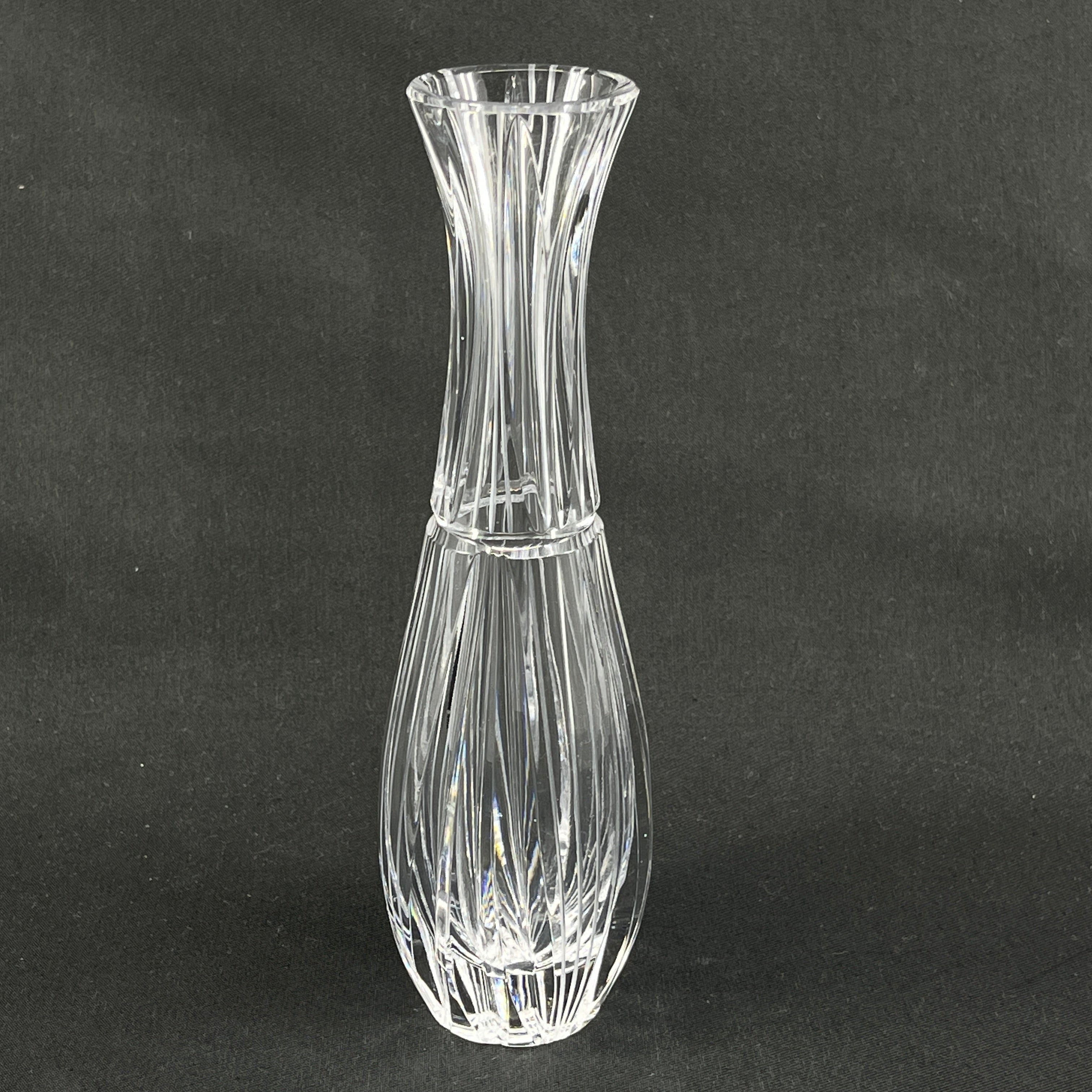 Moderne slebet glasvase fra 1950'erne