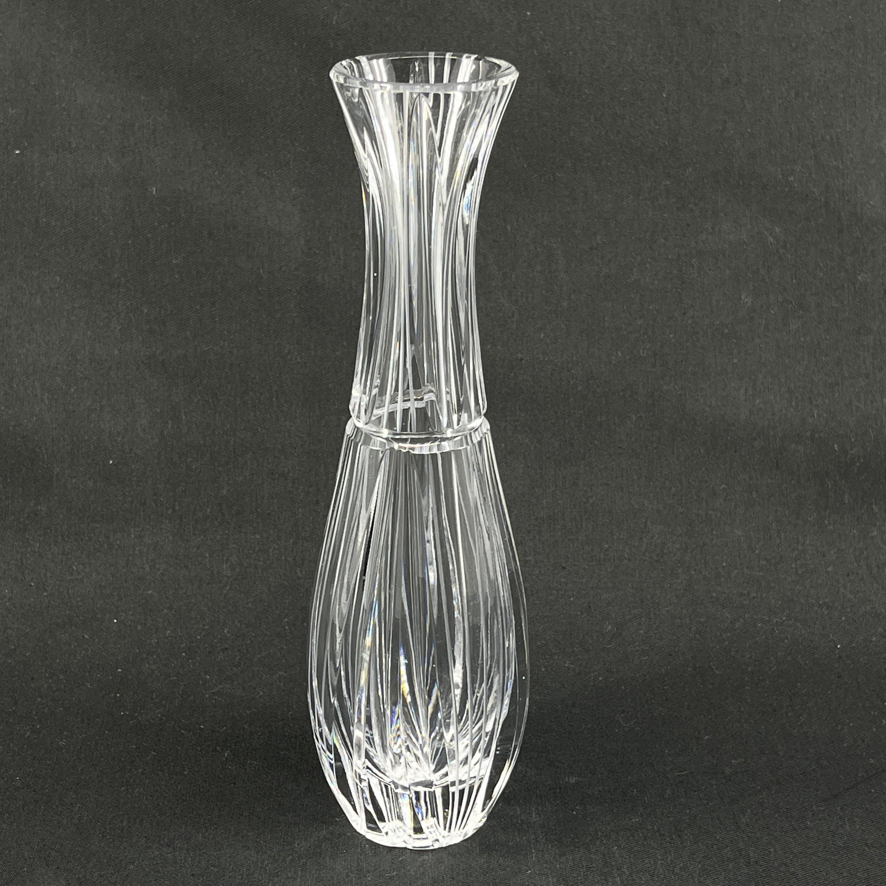 Moderne slebet glasvase fra 1950'erne