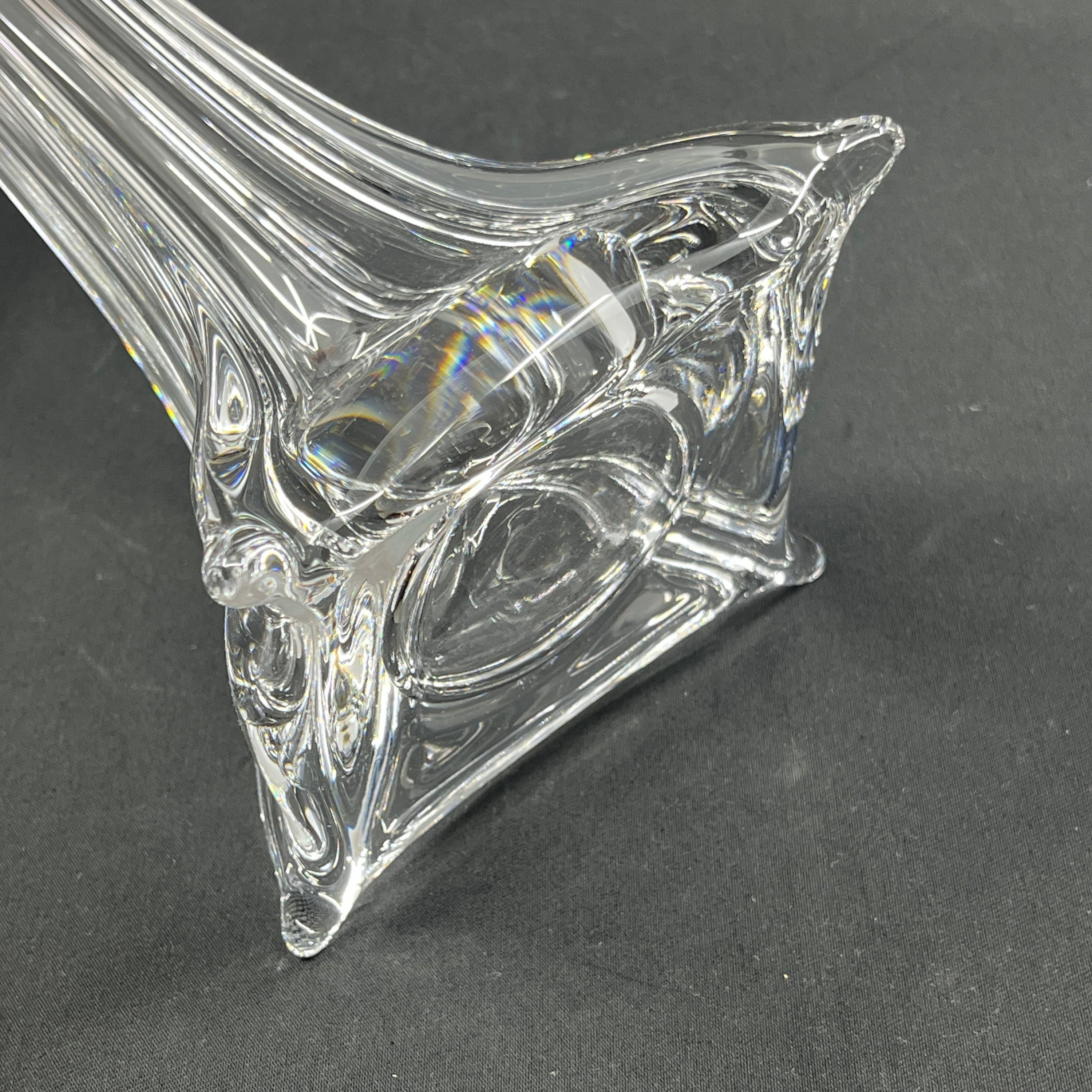 A tall lily vase, 49 cm.