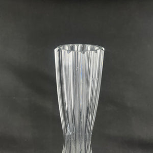 Tall vase with fine cuts, 29 cm.