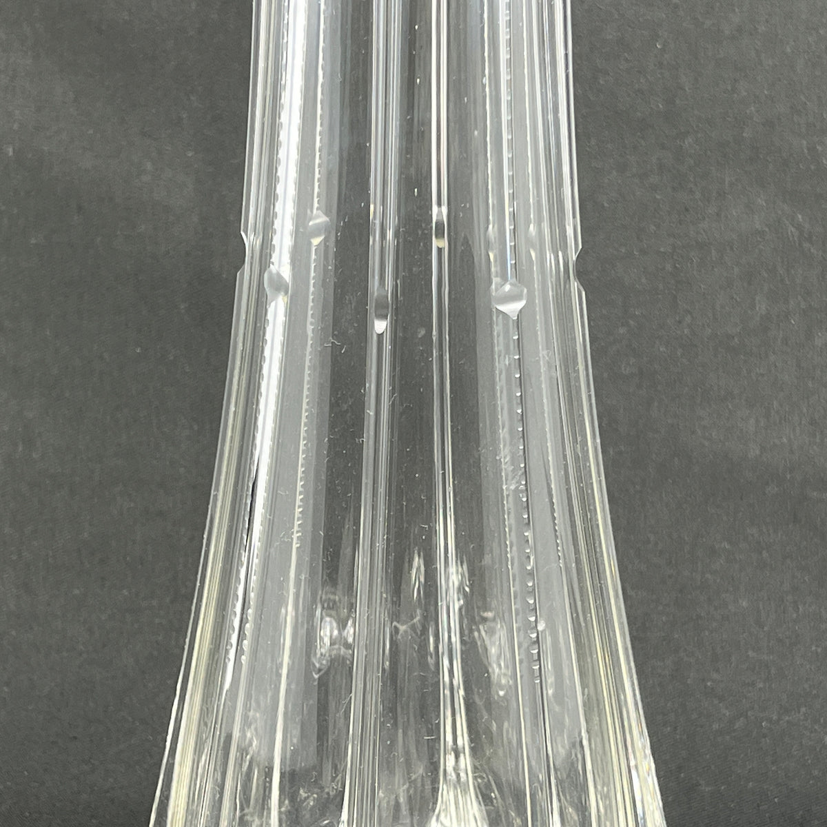 Fine "square" vase from the 1920s with numerous cuts