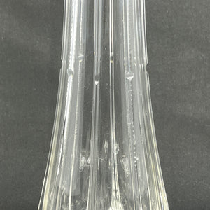 Fine "square" vase from the 1920s with numerous cuts