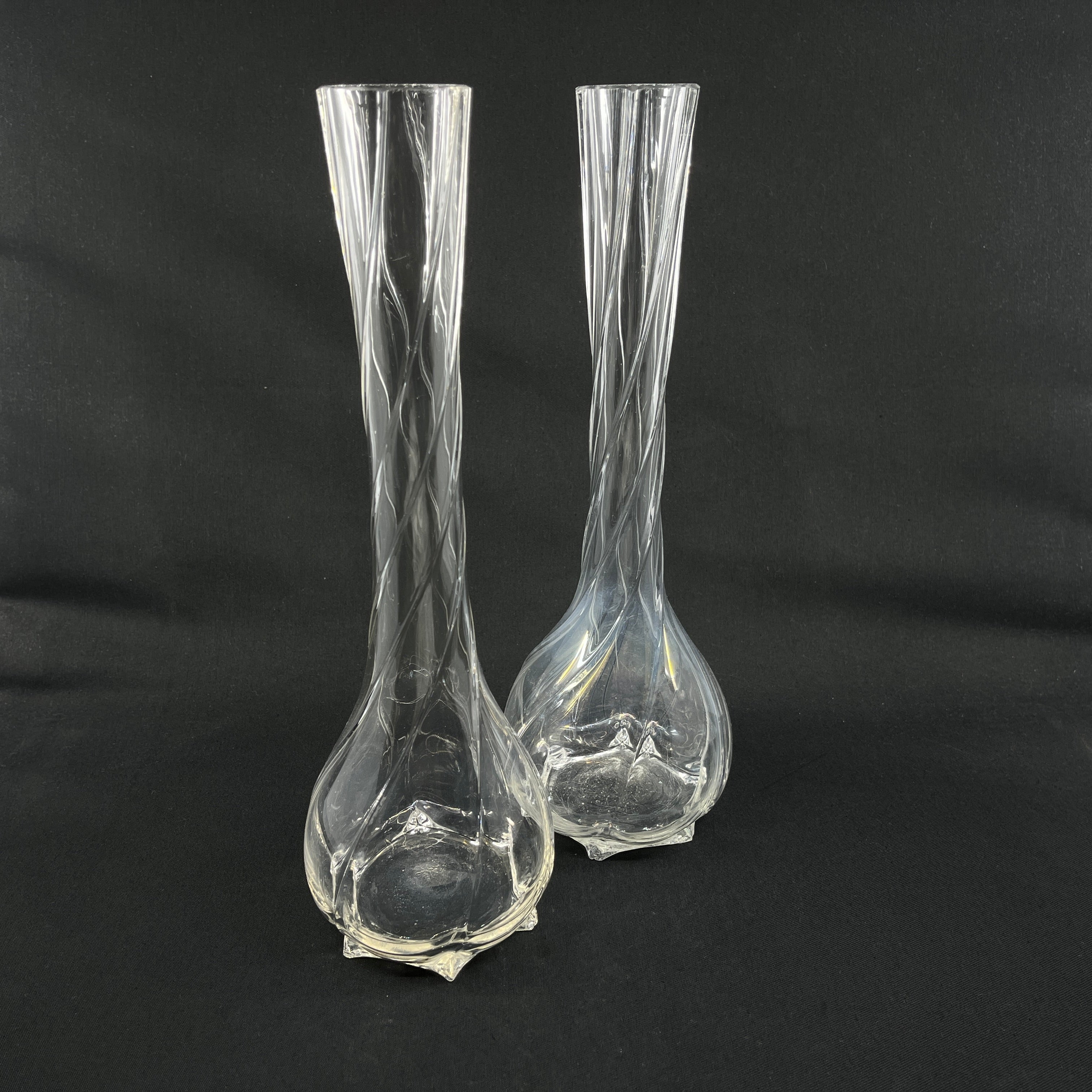 Et par snoede vaser fra 1930'erne, 30 cm.