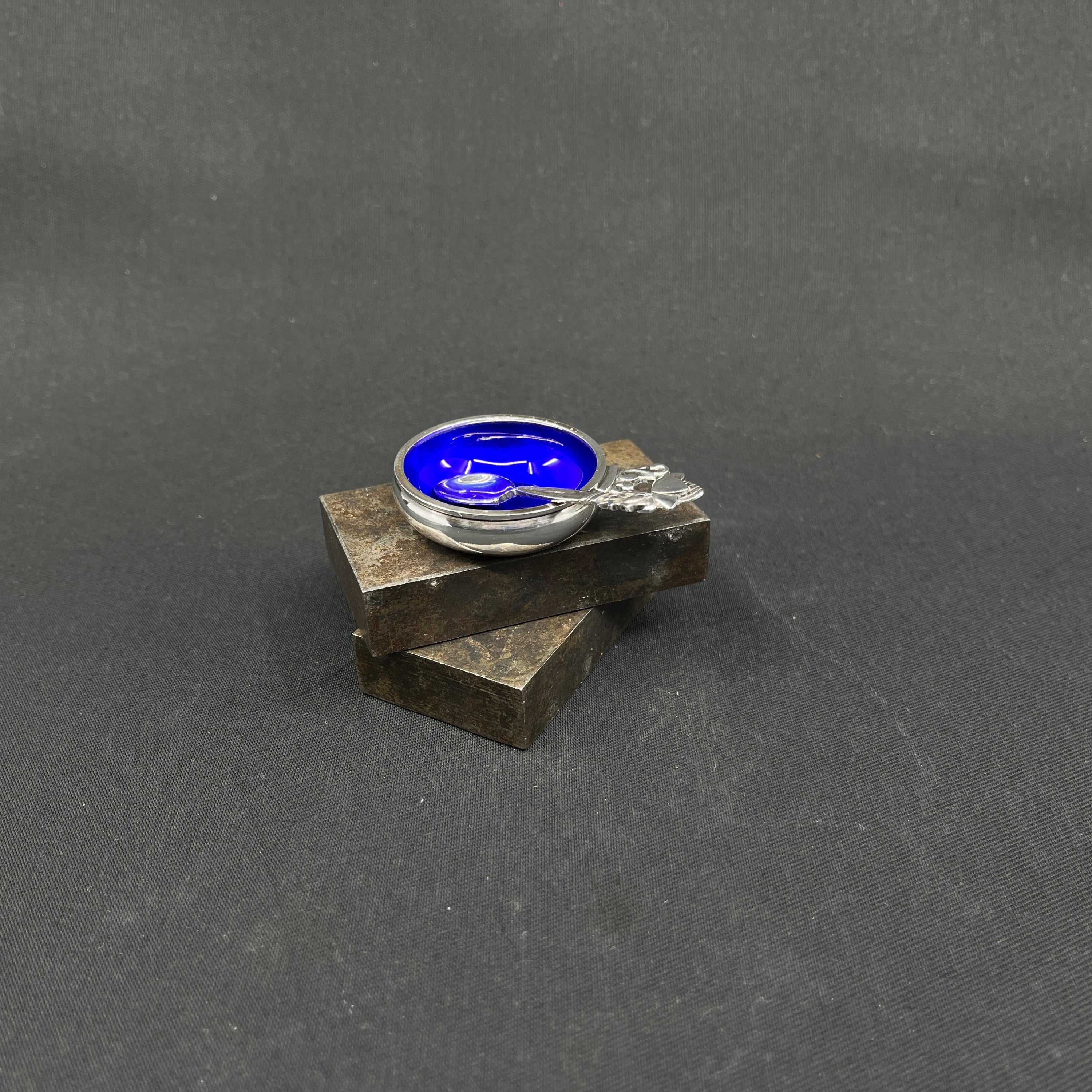 Georg Jensen Konge saltkar med ske