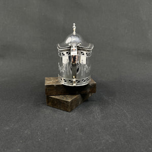 Silver mustard jar from 1929