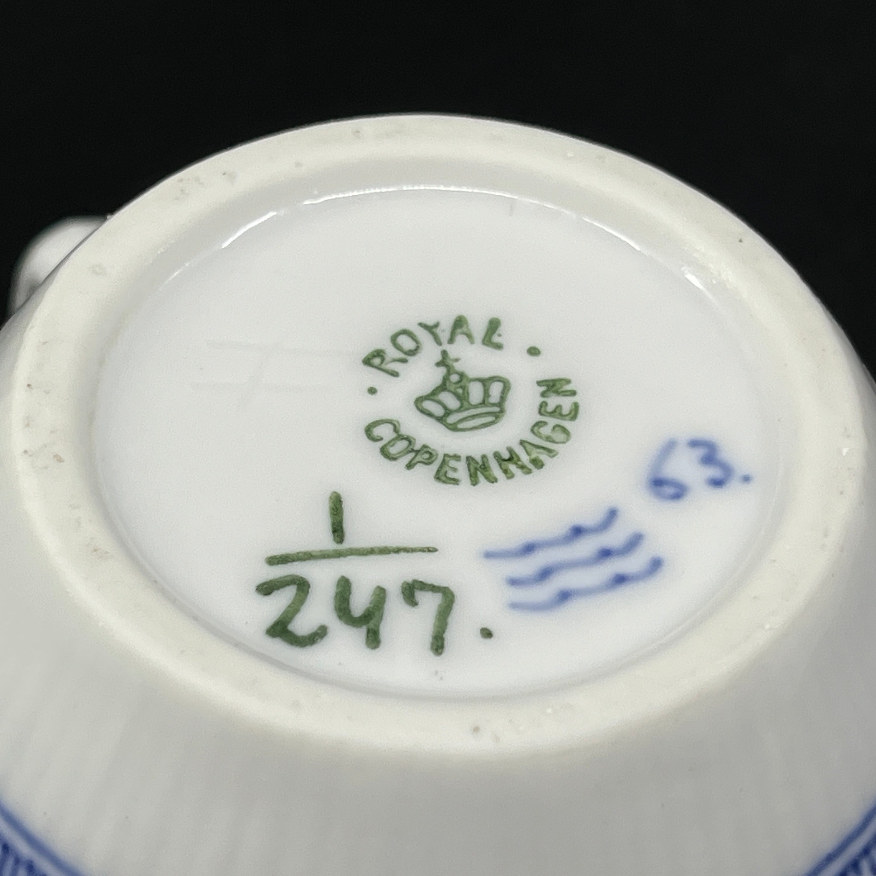 Musselmalet Riflet tekande, 1/247