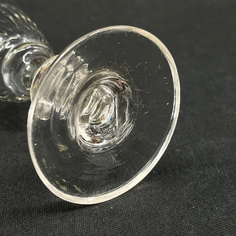 Fastblæst Wellington snapseglas, 1860'erne