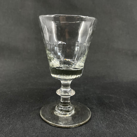Blown Wellington wine glass from the 19th century