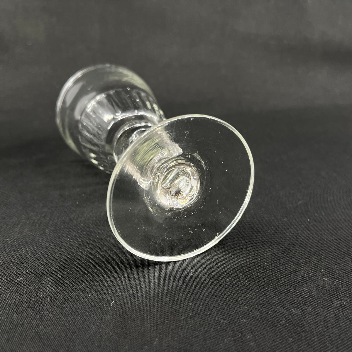 Blown Wellington wine glass from the 19th century